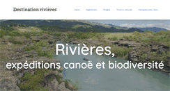Desktop Screenshot of destination-rivieres.org