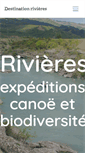 Mobile Screenshot of destination-rivieres.org